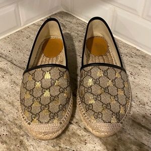 Gucci espadrille flats